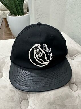 Hall of Fame Black Snapback Cap